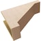 Ekena Millwork 7"W x 21"D x 14"H Classic Burlington Rough Cedar Woodgrain TimberThane Corbel, Primed Tan CORUR07X21X14BURRCPR - alternate 3